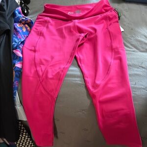Pink Zyia Cropped Leggings